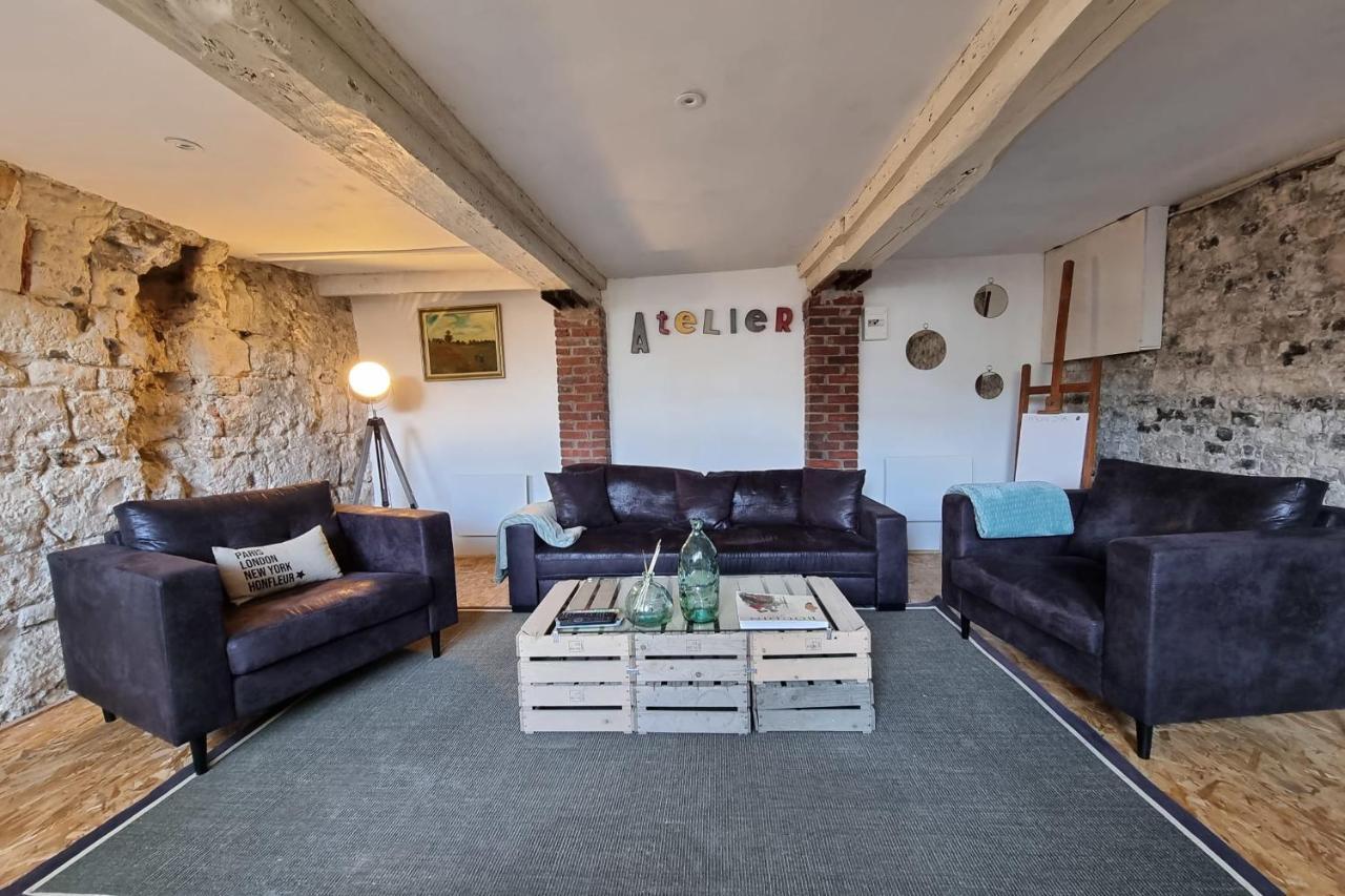 Le Jardin D'Eugene - 4P House - Terrace - Historic Center Villa Honfleur Luaran gambar
